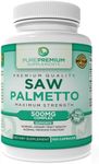 Premium Saw Palmetto 500 mg for Men & Women – Maximum Strength Saw Palmetto Extract & Powder Capsules Supplement - Support Normal Urinary Tract, Prostate Health & Hair - 3 Months Supply - 100 Tablets