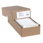 HERMA Continuous Computer Labels, 88.9 x 35.7 mm, Single-Track, 4000 Pieces, Self-Adhesive, Continuous Labels with Guide Hole Edge, Matte, Blank Paper Computer Labels, White