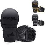 MRX MMA Professional Protective Grappling Gloves 7 OZ Muay Thai Training Kickboxing Punching Sparring Sports Cage Fighting Combat Glove Boxing Punching Glove Mitts