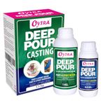 Oytra Resin Hardener 1.5 Kgs Deep Pour Casting 2:1 Ultra Clear Transparent Finish for Professionals Table Top and Big Projects DIY Art Craft Similar to 3:1