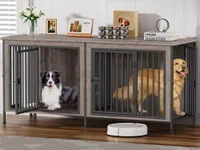 EasyCom 78 Inch Dog Cage Furniture 