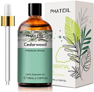 PHATOIL Cedarwood Essential Oil 100ML, Essential Oils for Diffuser, Humidifier, Aromatherapy, DIY Candle and Scented Products Making (Cedarwood, 100ml)