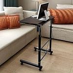 MTFY Sofa Sidle Table with Wheels,M