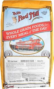 Bobs Red Mill Flour Rice Brown 25 LB (Pack of 1)