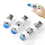 BRMDT Trigger Finger Splint, Aluminum Thumb Splint Finger Support for Promote The Rehabilitation of Finger Fracture Fingers/Bent Finger, Adjustable Finger Brace(3 Pieces, 3 Size)