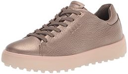 ECCO Women's Tray Hybrid Hydromax Water Resistant Golf Shoe, Warm Grey, 9-9.5