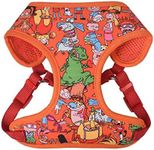 Nickelodeon All Stars Dog Harness for Large Dogs | No Pull Dog Harness Vest with Nickelodeon Characters from Rugrats, Hey Arnold, and More