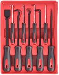 WINTOOLS 9-Piece Scraper Hook and Pick Tool Set Car Removal Tool O Rings Seals Rubber