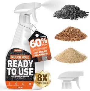 Mulch Glue with Sprayer -Ready to Use Binder for Landscaping, Fast-Dry No Dilution Landscape Glue Spray for Rocks, Binder, Mulch Lock and Pea Gravel Stabilizer 27OZ