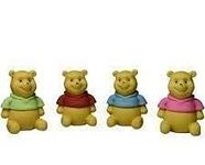 Pooh Cartoon Eraser (Set of 6) | Non-Toxic | Attractive Kids Stationary | Winnie The Poof Pack of 6