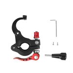 BTG DJI RC Remote Control Holder on Bicycle Bike Mount Bracket for DJI Mini 3/ Mini 3 Pro/Mavic 3 Compatible with OSMO Action 4 3 Insta360 GoPro Camera Holder on Bike