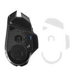 kwmobile Mouse Feet Replacement Compatible with Logitech G502 wireless Computer Mouse Skates Sticker - White
