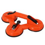 RetLeen ABS Plastic Triple Claw Tiles, Marbles and Glass Suction Cup/Triple Head Vacuum Lifter/Car Dent Remover Puller Repair Tool/Tiles,Marbles,Glass Lifting and Moving Tool