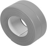 Oicia Caulk Tape Strip,Tub Caulking Tape, Self-Adhesive Waterproof Sealing Tape for Kitchen Countertop Bathroom Shower Toilet Sink Gas Stove Wall Corner 1.5 IN x 10.5 Ft (Grey - 1)