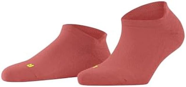 FALKE Women's Cool Kick Sneaker Socks, Breathable, Cooling Effect, Polyester, Ankle Length, Everyday Casual, Red (Lobster 8862), 6.5-8.5, 1 Pair