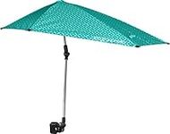 Sport-Brella Versa-Brella SPF 50+ Adjustable Umbrella with Universal Clamp, Regular, Turquoise