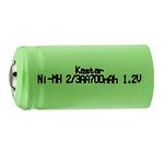 Kastar 2/3AA Rechargeable Ni-MH Battery Replacement for Solar Light, High Power Static Applications (Telecoms, UPS and Smart Grid), Electric Mopeds, Meters, Radios, RC devices, Electric Tools