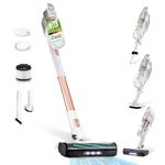 Levoit Cordless Vacuum Cleaner with Anti Hair Wrap,Hard Floor Clean Performance 99.7%,Up to 50 Mins Runtime,Lightweight,5-Level Filter/8-in-1 Crevice Tool for Hardwood Floor Stair Carpet Car Pet Hair