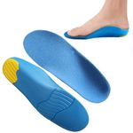 VazzLox Orthotic Arch Support Shoe Insoles, Children Pu Cushioning Inserts, Shock Absorption Velvet Surfaces Deep Heel Cup Inner Sole for Flat Feet, Plantar Fasciitis, Feet Heel Pain Relief (40 Euro to 42 Euro)