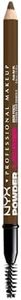 Nyx Professional Makeup powder louder brow pencil- Brunette