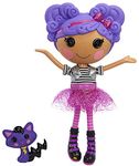 Lalaloopsy Doll - Storm E. Sky with Pet Cool Cat, 13" Rocker Musician Purple Doll with Changeable Pink and Black Outfit and Shoes, in Reusable Camper House Package playset, for Ages 3-103 Multicolor