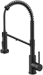 Kraus Bolden 2-in-1 Pull-Down Single Handle Kitchen Sink Filter Water Faucet for Reverse Osmosis or Water Filtration System in Matte Black, KFF-1610MB