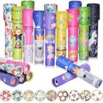 Ainiv 12 PCS Medium Kaleidoscope Toys for Kids, Retro Classic Kaleidoscopes Educational Toys for Kids New Year Christmas Stuffers Bag Fillers Birthday Party School Classroom Prizes(Random Color)