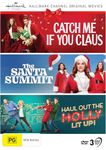 Hallmark Christmas 3 Film Collection (Catch Me If You Claus/The Santa Summit/Haul Out The Holly: Lit Up) [DVD]