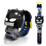 Superhero Kids Watch, Kids Digital Watch for Boys Girls, Easy Read Cute Cartoon Wrist Watches Toy, Gift for Holiday, Birthday, Christmas, BlackBatman, Modern