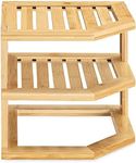 Navaris Bamboo Corner Shelf - Kitch