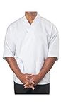 KNG ¾ Sleeve Sushi Coat, White, L