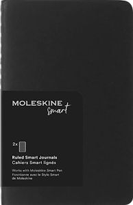 Moleskine Smart Cahier Journal, Pocket, Ruled, Black, Soft Cover (3.5 x 5.5)