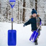 70-82CM Adjustable Kid Snow Shovel - Detachable Digging Snow Shovel with D-Grip Handle- Snow Shovels for Children Outdoor Yard Garden Activities