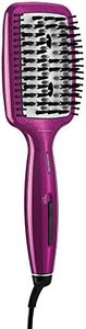 Conair Diamond-Infused Ceramic Smoothing Hot Brush/Straightening Brush, Pink, 400 Degree High-Heat with 3 Settings