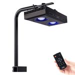 SMATFARM Aquarium Light - 95 Watt Sunrise Sunset Moonlight, Group Control Program Coral Reef Light Dimmable Full Spectrum for Marine Fish Tanks,Saltwater Tank Light with Timer & Screen Display