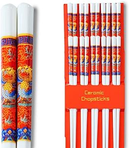 Souped Up Recipes - Ceramic Chopsticks - Red Phoenix Design
