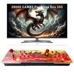 RegiisJoy 28000 Games in 1 Pandora 50S Arcade Game Console Retro Game Machine for PC & Projector & TV, 2-4 Players, 1280X720, 3D Games, Search/Hide/Save/Load/Pause Games, Favorite List