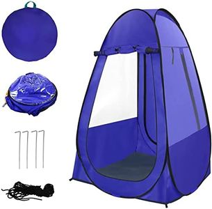 Single Pop Up Tent Pods Sports Fishing, Clear Rainproof Windproof Beach Tent for Wind and Rain in Chilly Weather，Lightweight and Sturdy, Easy Set Up, Outdoor Foldable