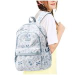 HYC00 School Backpack Womens, Causal Travel School Bags 14 Inch Laptop Backpack for Teenage Girls Lightweight Rucksack Water Resistant Bookbag College Boys Men Work Daypack,Light Blue