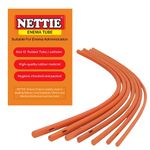 NETTIE Disposable Enema Tube for Enema | Size 12 rubber Catheter used in Ayurveda, Naturopathy and Panchakarma - Pack of 20