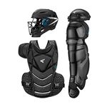 Easton | JEN SCHRO THE VERY BEST Fastpitch Softball Catcher's Equipment | Box Set | NOCSAE Certified | Large | Black