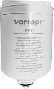 Vortopt PPC Replacement Filter for DR5-1000G RO System,6-12 Month Lifespan,CE Certified Impurity,Contaminant Removal.