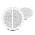 Power Dynamics Marine IPX Waterproof Speakers Wall Panel Ceiling Kitchen Bathroom Boat 6.5"