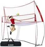 Patiassy 14 * 11FT Volleyball Training Equipment Net for Indoor Outdoor Use Volleyball Practice Net Great for Serving and Dunking Drills with Easy Setup