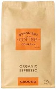 Byron Bay Coffee Company Certified Organic Espresso Ground, 250 g