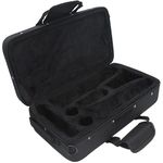Vaguelly Clarinet Gig Bag Portable Foam Cotton Padded Clarinet Case Clarinet Carrying Bag with Adjustable Strap Clarinet Protection Accessories