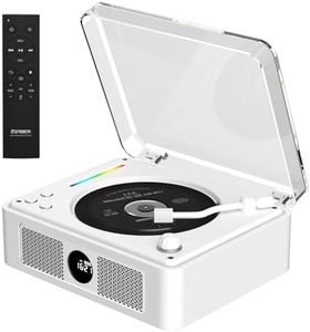 Retro CD Player for Home, Portable Player with Bluetooth & Digital Output