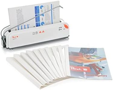Peach PB200-70A - Encuadernadora térmica DIN A4, ganador de pruebas, listo para arrancar, solo 1 min. Tiempo de encuadernación, sistema de encuadernación más fácil y rápido, incluye set de 10 piezas