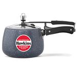 Hawkins 3 Litre Ceramic Nonstick Pressure Cooker, Induction Inner Lid Cooker, Granite Contura shaped Cooker, Best Cooker, Blue (ICC30)