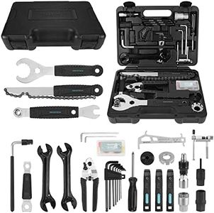 Swiss+Tech 30 Piece Bike Repair Tool Kit, Bicycle Maintenance Tool Set with Storage Case, Bike Accessories for Mountain/Road/Park Bike